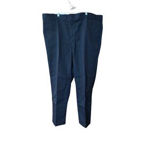 Dickies Mens 874 Original Fit Work Pants Navy Blue Size 48x30 Durable Blend